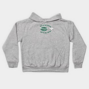 NY Jets Football Let's Go Jets Good Things Take Time Kids Hoodie